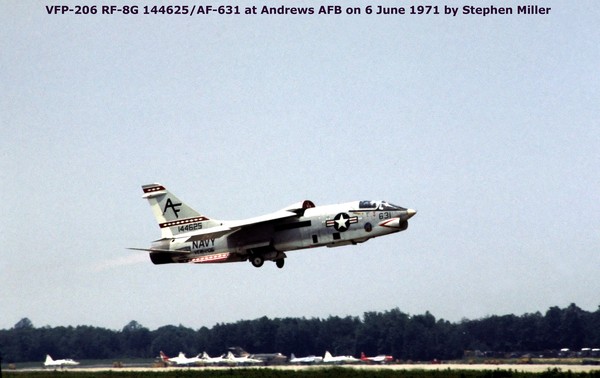 USN Vought RF-8G Crusader 144625