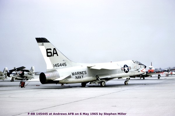 USN Vought F-8B Crusader 145445