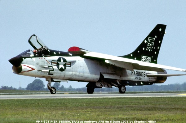 USN Vought F-8K Crusader 145550