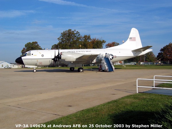 USN Lockheed VP-3A Orion 149676