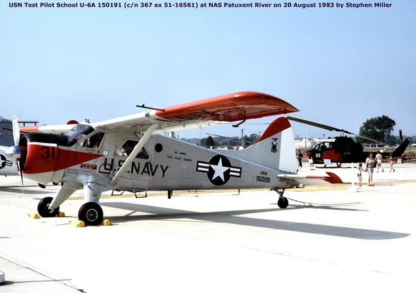USN DeHavilland U-6A Beaver 150191