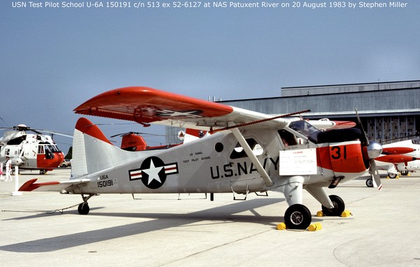 USN DeHavilland U-6A Beaver 150191
