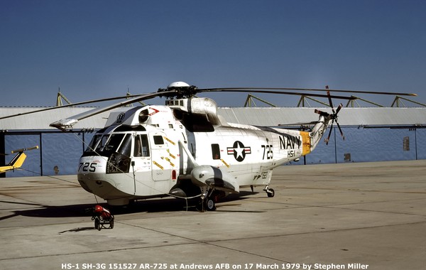 USN Sikorsky SH-3G Sea King 151527