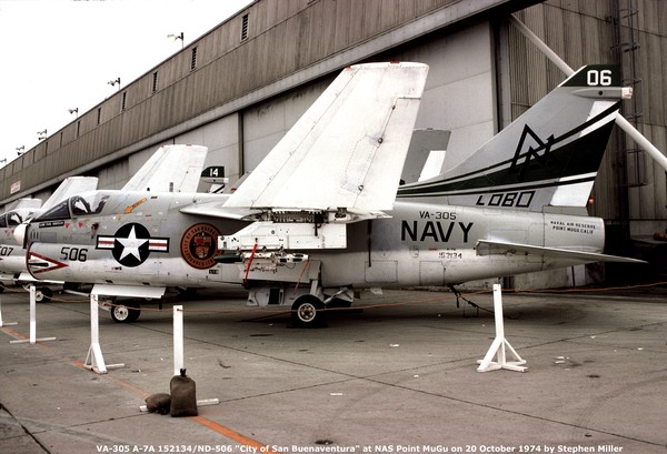 USN Vought A-7A Corsair II 152134