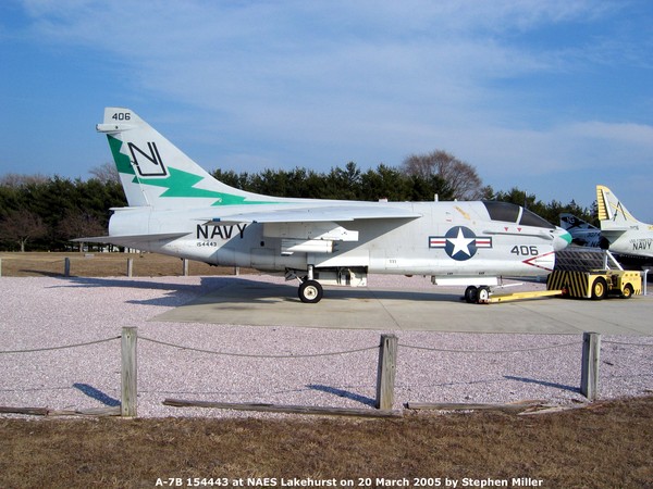 USN Vought A-7B Corsair II 154443