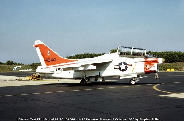 USN Vought TA-7C Corsair II 154544