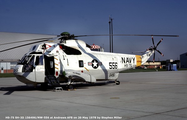 USN Sikorsky SH-3D Sea King 156496