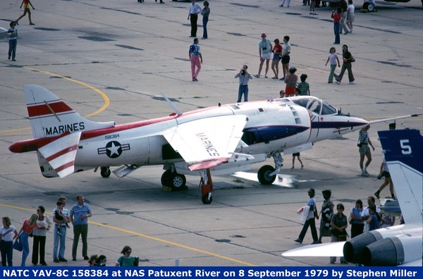 USMC McDonnell-Douglas YAV-8C Harrier 158384