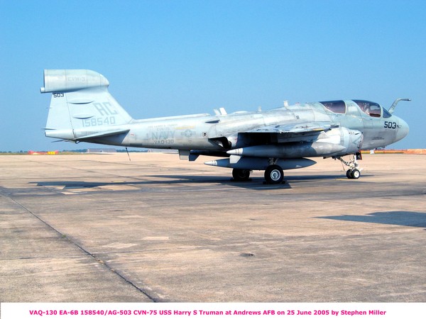USN Grumman  EA-6B Prowler 158540